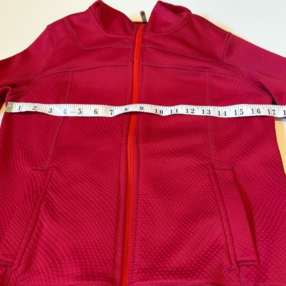 Lole women’s dark rose pink Zip-Up athletic hoodie, size L, good condition - Picture 9 of 14